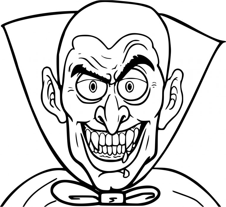 15 Cool Coloriage Vampire Fille Pics  Coloriage Vampire pour Masque Qui Fait Peur A Imprimer