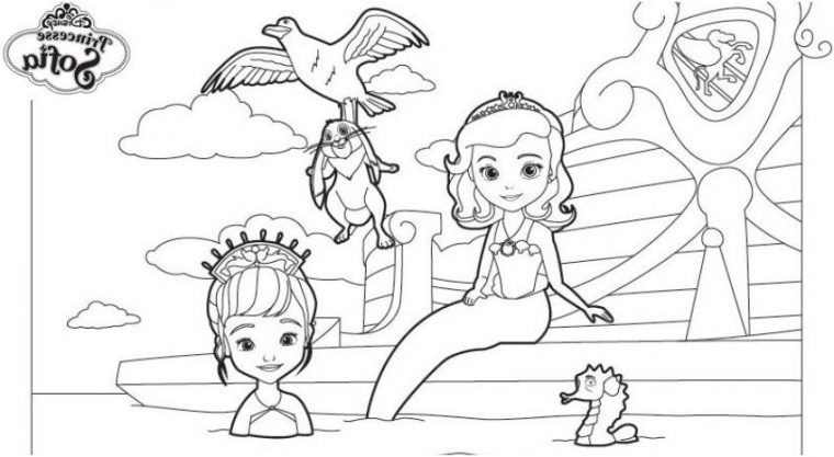 15 Exotique Coloriage Princesse Sofia À Imprimer Pictures dedans Coloriage Sirene Et Princesse