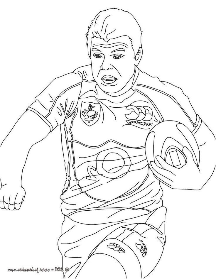 15 Fabuleux Coloriage Rugby Pics  Coloriage Rugby encequiconcerne Dessin Rugby 