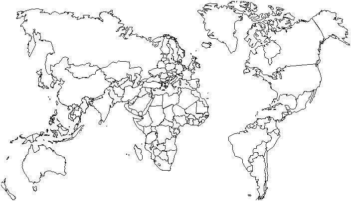 15 Premium Carte Du Monde Coloriage Photos  World Map pour Carte Du Monde Vierge À Imprimer Format A4