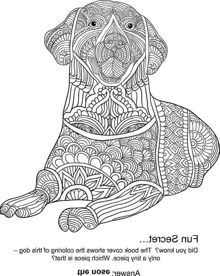 15 Unique De Coloriage Mandala Chien Image - Coloriage intérieur Mandala Chien 