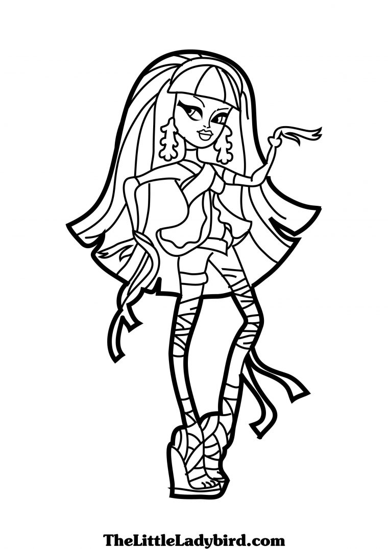 154 Dessins De Coloriage Monster High À Imprimer Sur pour Dessin Monster High À Imprimer