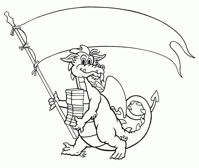 157 Dessins De Coloriage Dragon À Imprimer Sur Laguerche concernant Dragon À Colorier