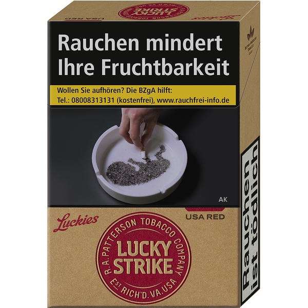 lucky strike ohne zusätze nikotin