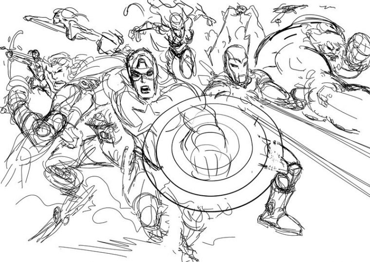 160 Dessins De Coloriage Avengers À Imprimer Sur Laguerche concernant Dessin Avenger A Imprimer