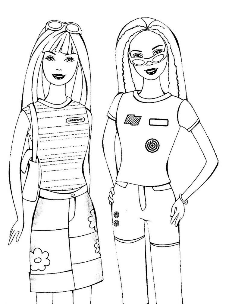 164 Dessins De Coloriage Barbie À Imprimer Sur Laguerche avec Coloriage Barbie Gratuit