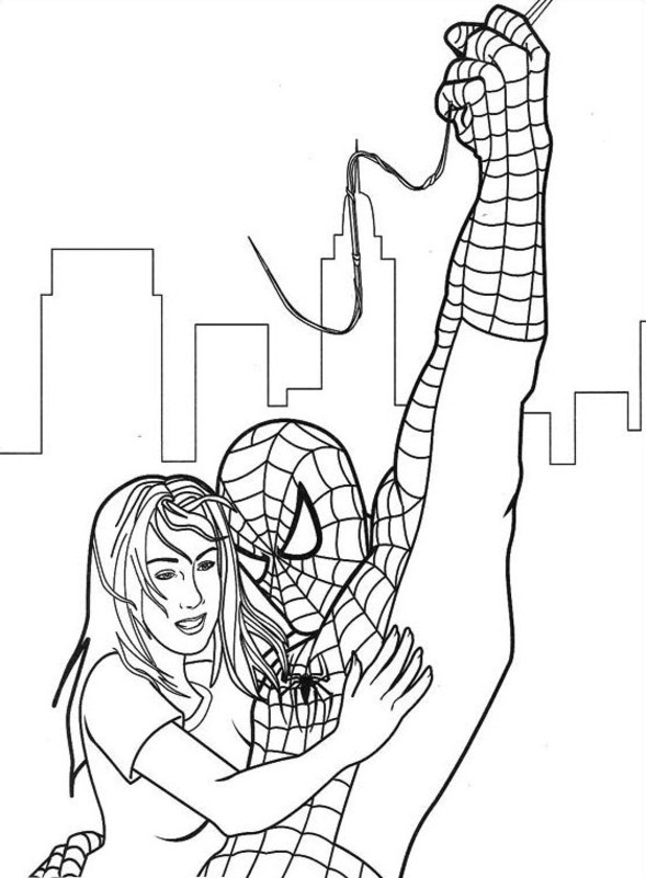 167 Dessins De Coloriage Spiderman À Imprimer Sur à Le Dessin Animé De Spiderman 