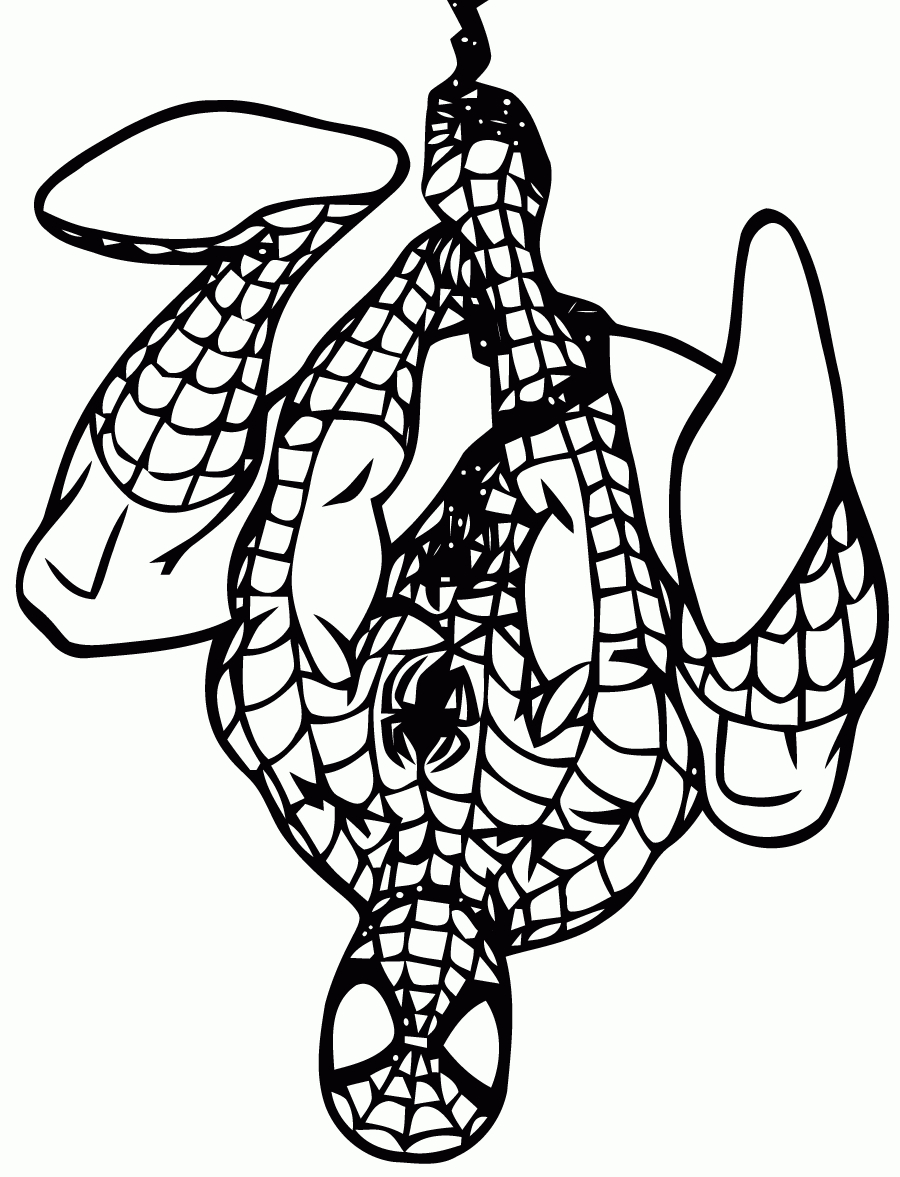 167 Dessins De Coloriage Spiderman À Imprimer Sur destiné Coloriage Spiderman 