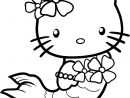 19 Dessins De Coloriage Hello Kitty Sirene À Imprimer dedans Imprimer Coloriage Hello Kitty