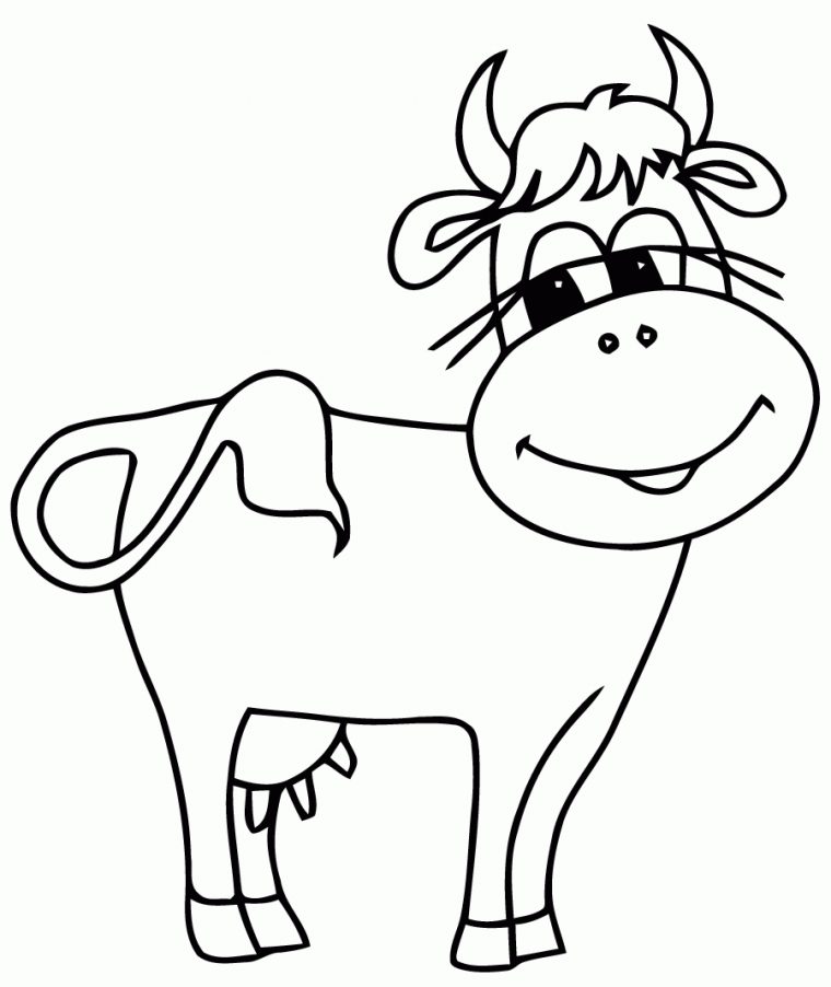 20 Dessins De Coloriage Vache À Imprimer Gratuit À Imprimer pour Vache A Imprimer