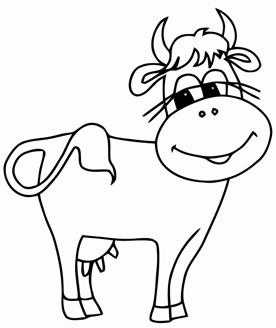 20 Dessins De Coloriage Vache À Imprimer Gratuit À Imprimer pour Vache A Imprimer 