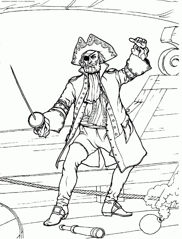 209 Dessins De Coloriage Pirate À Imprimer Sur Laguerche avec Drapeau De Pirate À Imprimer Gratuit