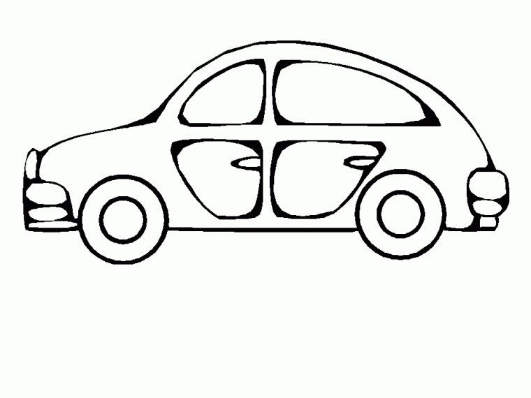 21 Dessins De Coloriage Voiture Enfant À Imprimer Sur à Dessin Voiture Enfant