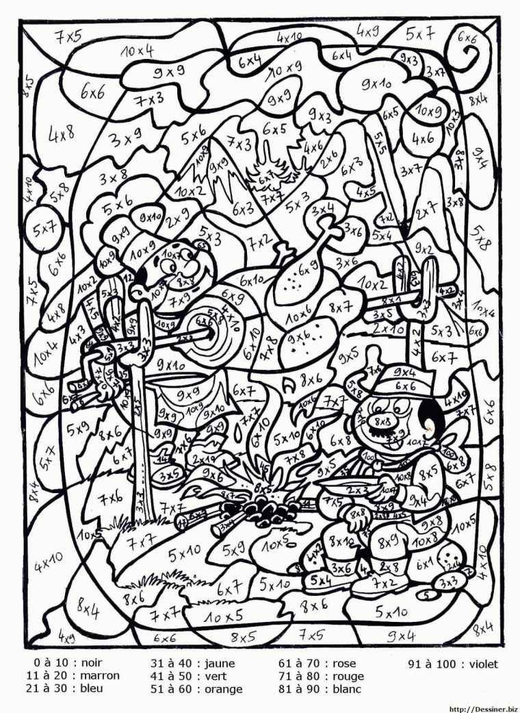 22 Dessins De Coloriage Magique Multiplication À Imprimer serapportantà Coloriage Magique Avec Addition A Imprimer