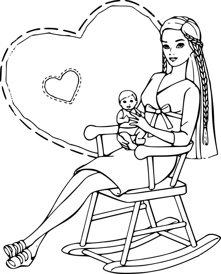 22 Dessins De Coloriage Princesse Barbie À Imprimer Pour serapportantà Dessiner Une Princesse Facile