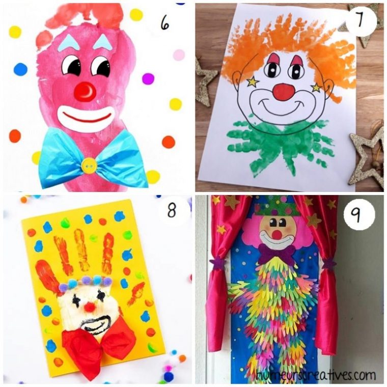 23 Bricolages De Clowns À Faire Avec Les Enfants tout Bricolage Clown