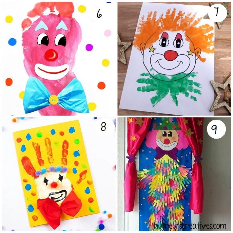 23 Bricolages De Clowns À Faire Avec Les Enfants tout Bricolage Clown