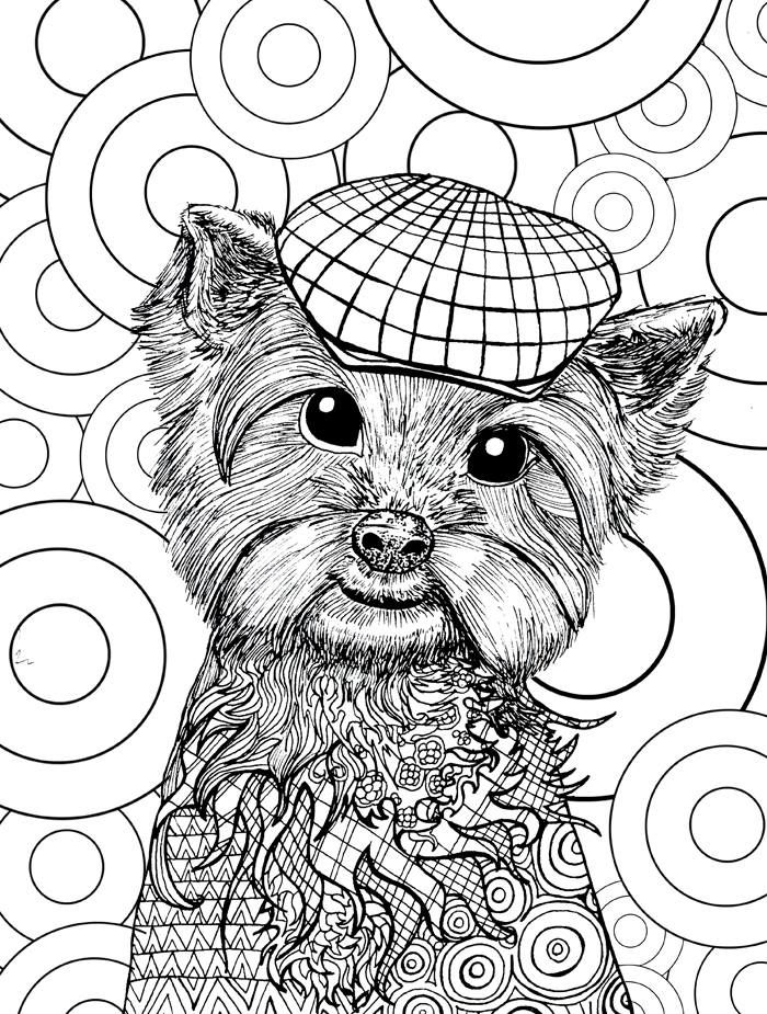 230 Best Coloriage Mandala Chien Images On Pinterest dedans Mandala Chien 