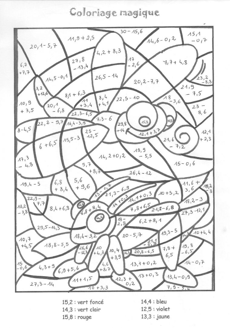 25 Coloriage Magique Multiplication A Imprimer Élégant dedans Dessin Magique Multiplication