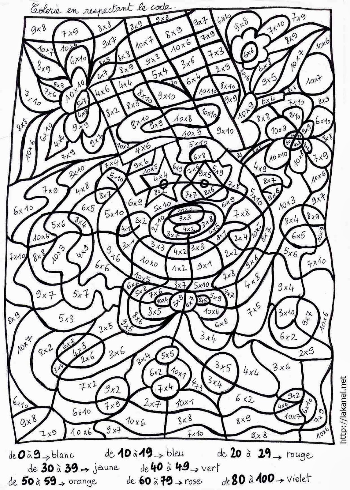 25 Dessins De Coloriage Magique Gs À Imprimer encequiconcerne Coloriage Magique 