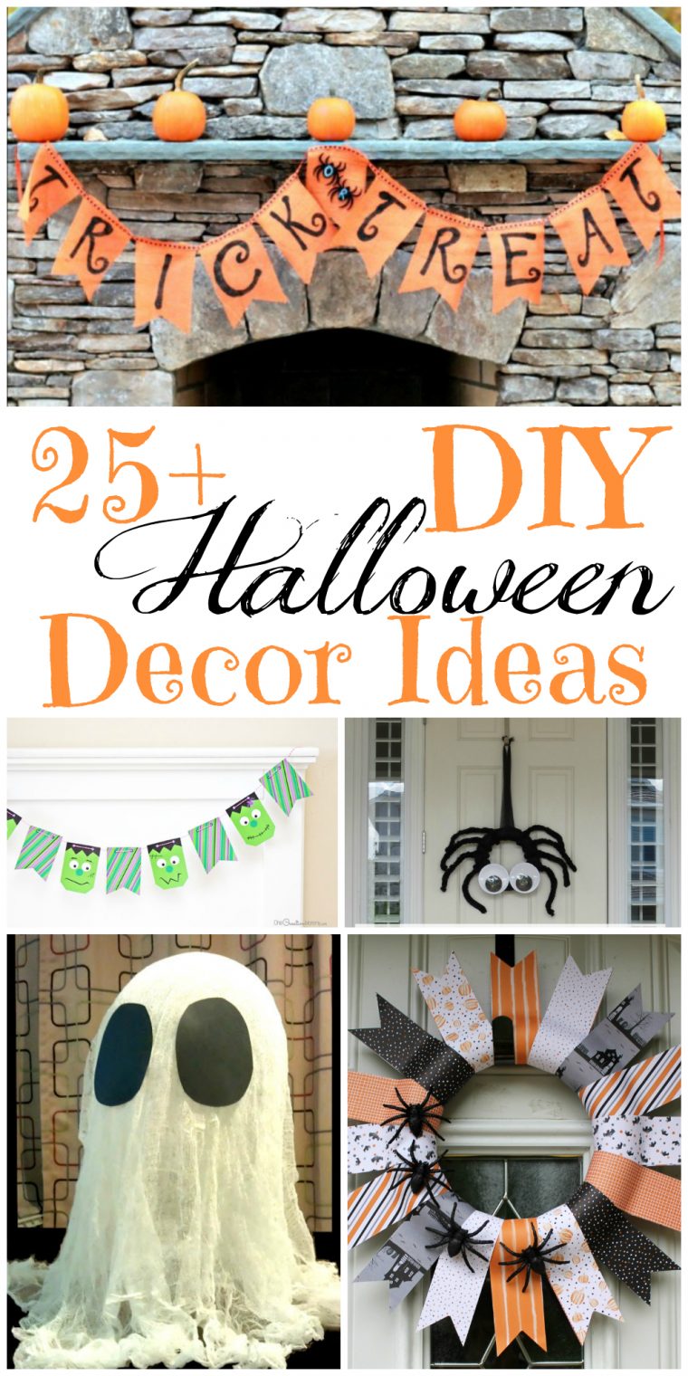 25 Diy Halloween Decor Ideas – Outnumbered 3 To 1 encequiconcerne 1 Halloween