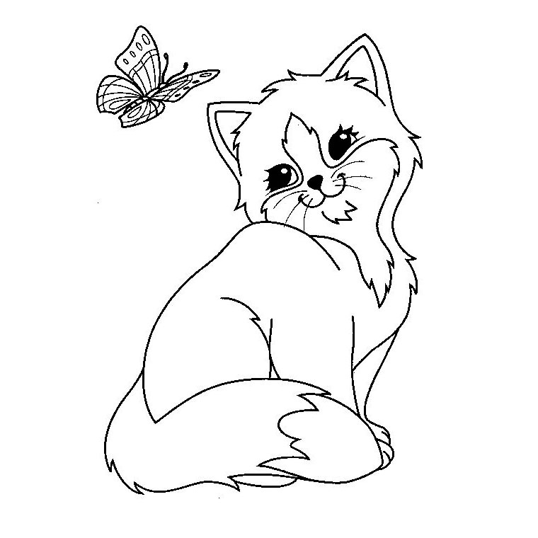 260 Dessins De Coloriage Chat À Imprimer Sur Laguerche avec Images De Chats A Imprimer 