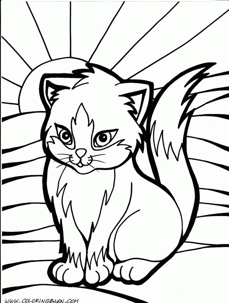 260 Dessins De Coloriage Chat À Imprimer Sur Laguerche encequiconcerne Coloriage En Ligne Chat