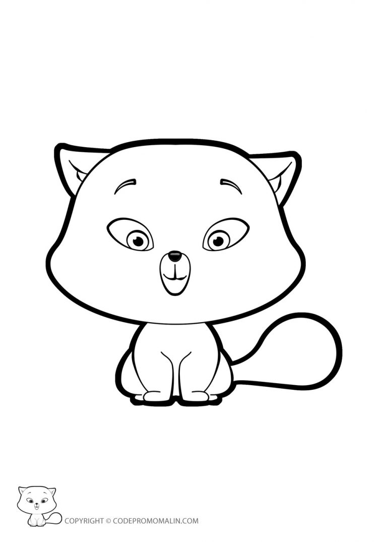 260 Dessins De Coloriage Chat À Imprimer Sur Laguerche intérieur Image A Imprimer De Chat