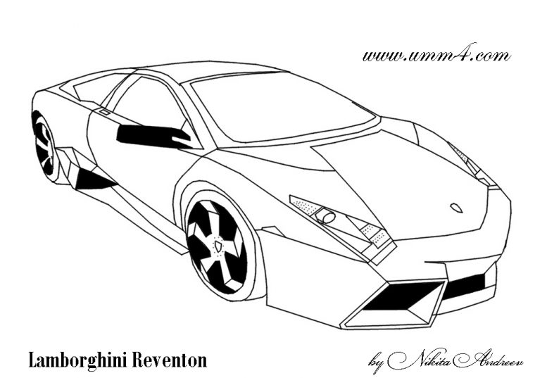 27 Dessins De Coloriage Lamborghini À Imprimer Sur à Dessin De Lamborghini