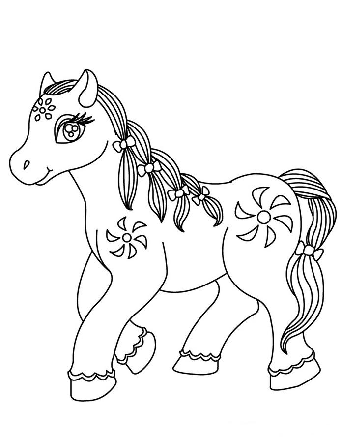 296 Dessins De Coloriage Cheval À Imprimer Sur Laguerche destiné Chevaux À Colorier 