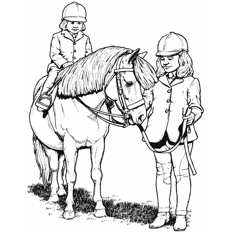 296 Dessins De Coloriage Cheval À Imprimer Sur Laguerche pour Chevaux À Colorier 