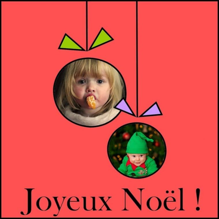 3 Cartes De Noël À Imprimer Et À Personnaliser intérieur Cartes Noel À Imprimer