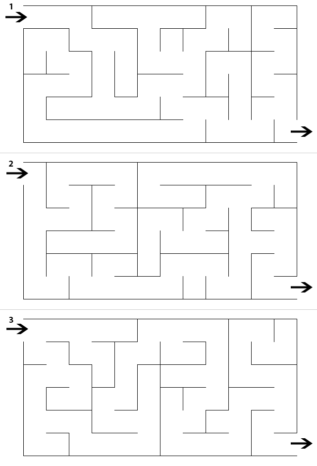 3 Labyrinthes Simples À Imprimer - Turbulus, Jeux Pour Enfants serapportantà Jeux Labyrinthe A Imprimer 