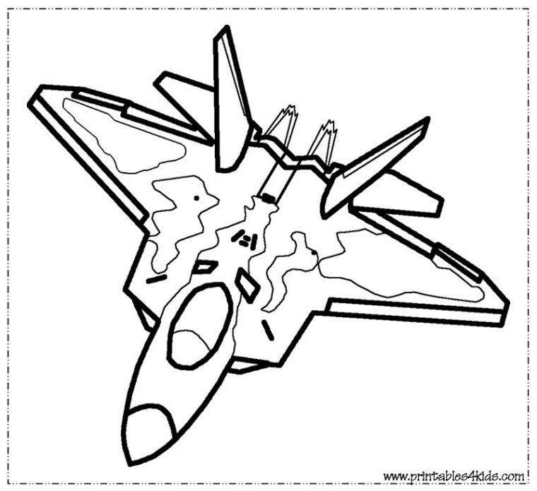 30 Dessins De Coloriage Avion De Chasse À Imprimer Sur intérieur Coloriage D Avion