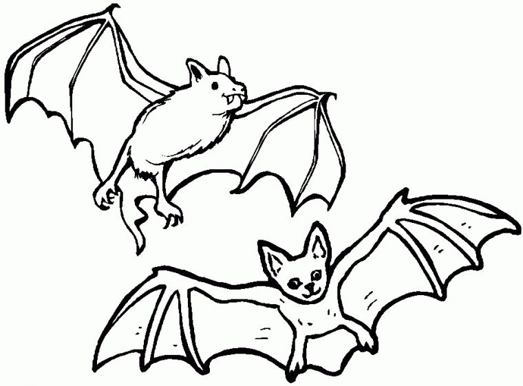 30 Dessins De Coloriage Chauve Souris À Imprimer concernant Chauve Souris A Colorier