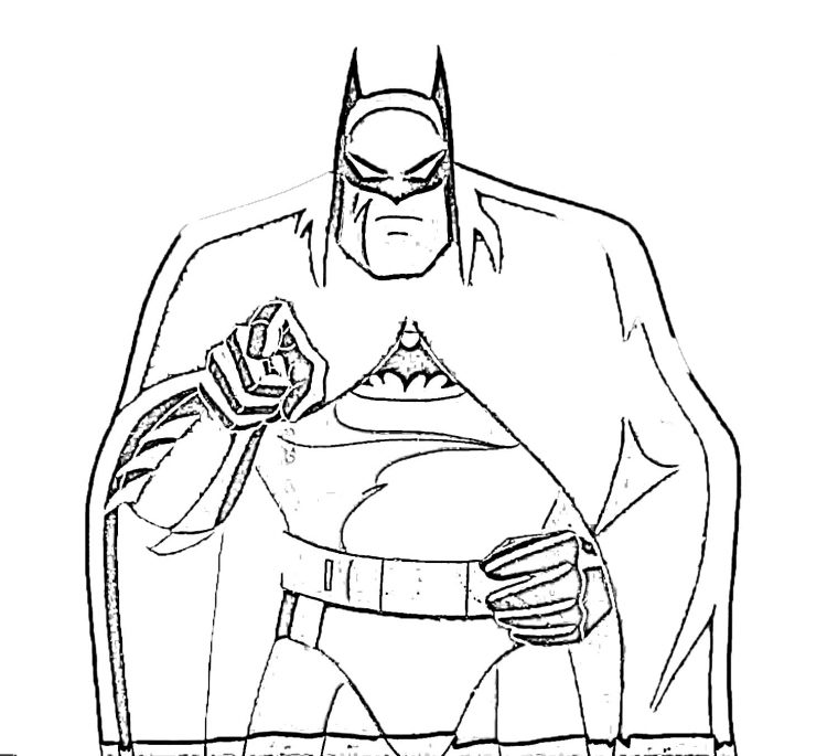 310 Dessins De Coloriage Batman À Imprimer Sur Laguerche pour Jeux De Coloriage De Batman