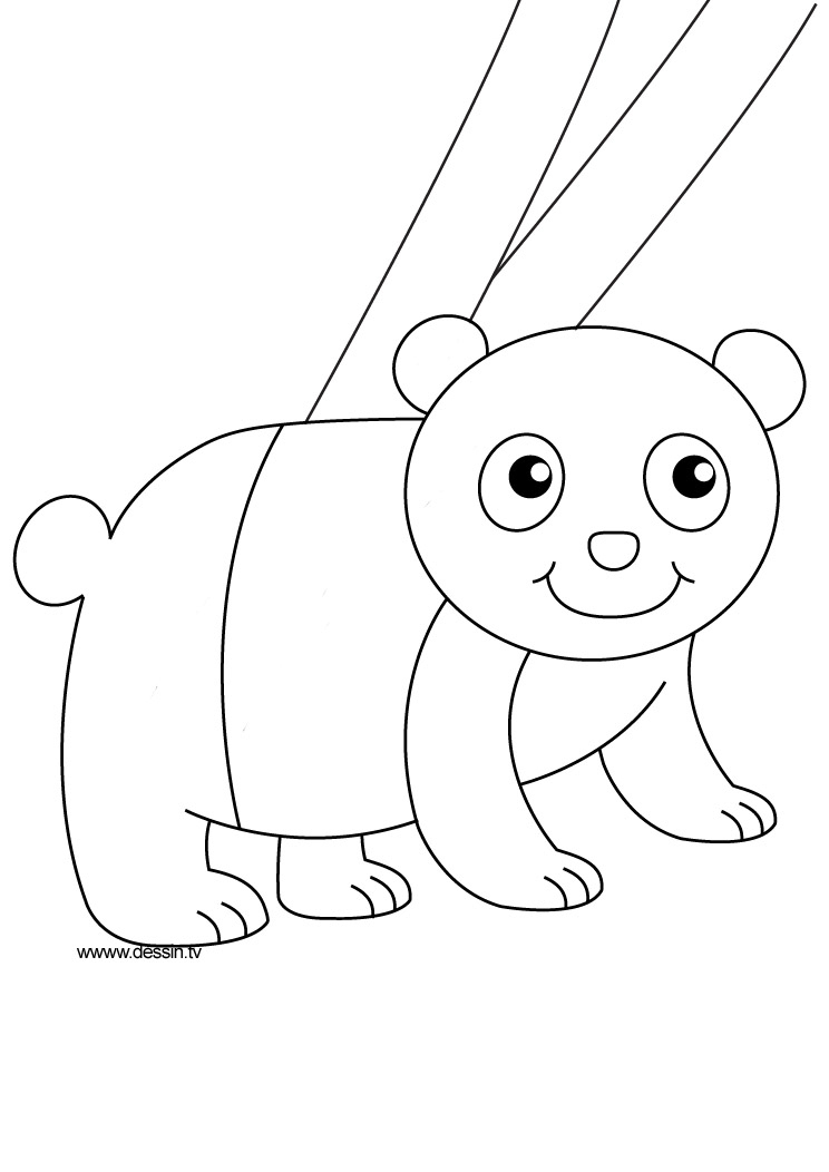 33 Dessins De Coloriage Panda À Imprimer tout Panda À Colorier