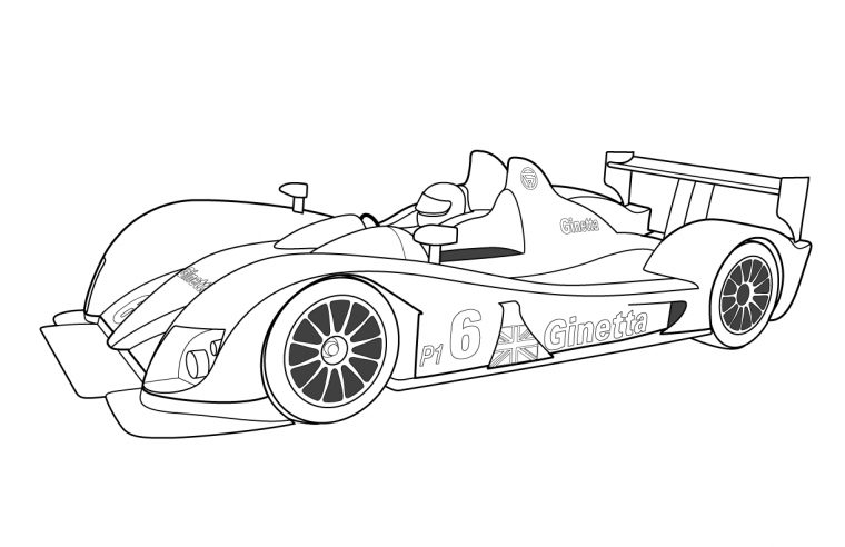 34 Dessins De Coloriage Voiture De Course À Imprimer Sur à Dessins De Voiture