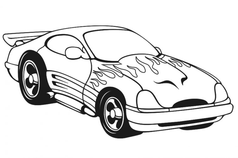 34 Dessins De Coloriage Voiture De Course À Imprimer Sur concernant Dessins De Voiture