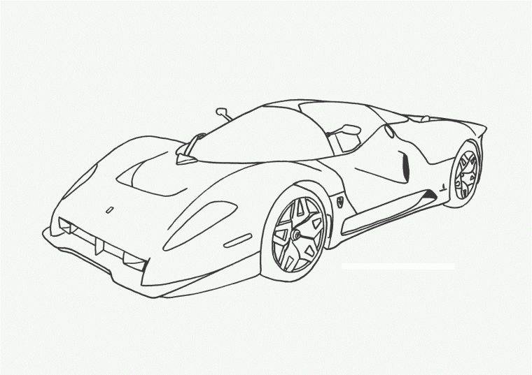 34 Dessins De Coloriage Voiture De Course À Imprimer Sur serapportantà Coloriage Voiture En Ligne