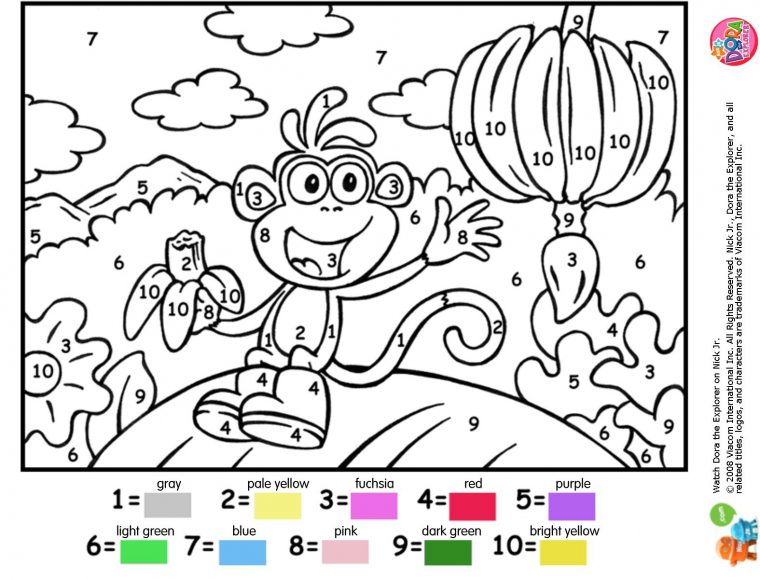 39 Dessins De Coloriage Dessin À Numéro À Imprimer Sur intérieur Dessin Avec Chiffre A Colorier