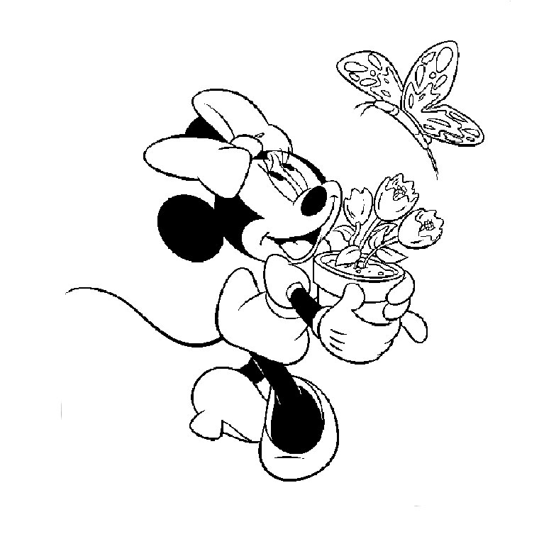 41 Dessins De Coloriage Minnie À Imprimer intérieur Coloriage Minnie À Imprimer Gratuit 