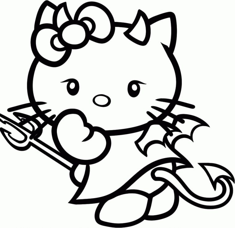 45 + Des Idées Galerie Didacticiel  Coloriage Hello pour Coloriage Hello Kitty Sirène