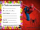 5 Cartes Invitation Anniversaire Spiderman 03  Ebay serapportantà Carte D Anniversaire Imprimer