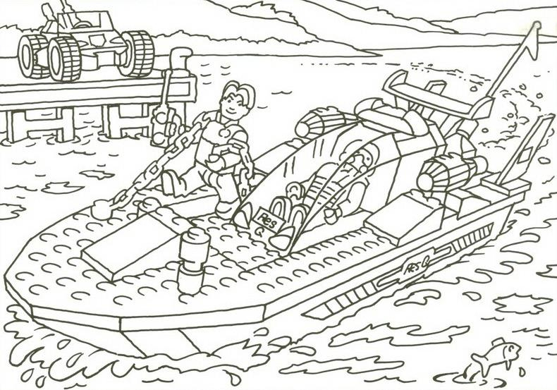 5 Dessins De Coloriage Lego City Police À Imprimer tout Coloriage De Lego City 