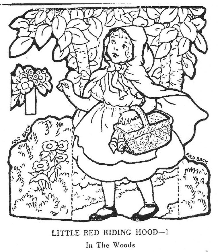 51 Dessins De Coloriage Chaperon Rouge À Imprimer Sur pour Dessin Du Chaperon Rouge