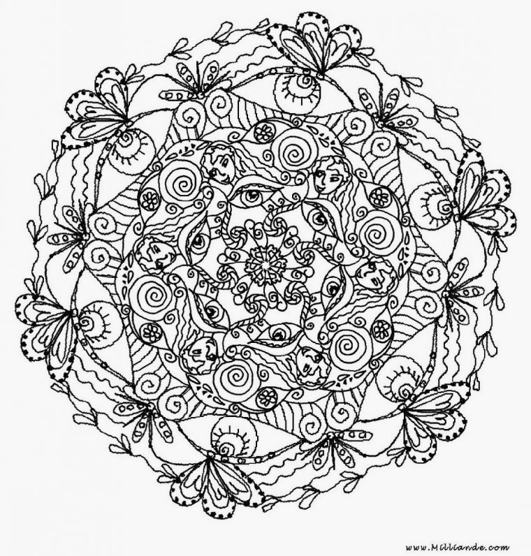 57 Dessins De Coloriage Mandalas Fleurs À Imprimer Sur concernant Des Mandala A Imprimer