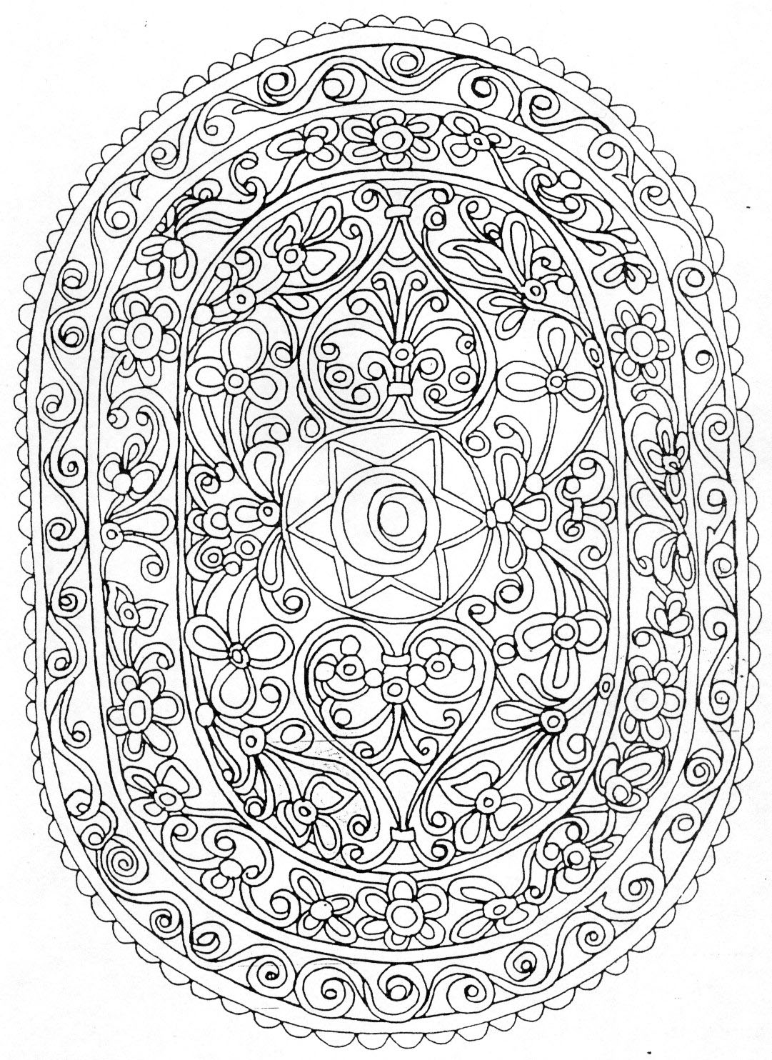 57 Dessins De Coloriage Mandalas Fleurs À Imprimer Sur destiné Coloriage Mandalas À Imprimer Gratuit 