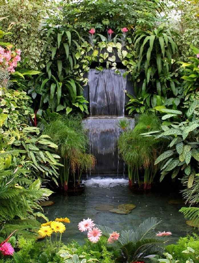 cascade bassin de jardin