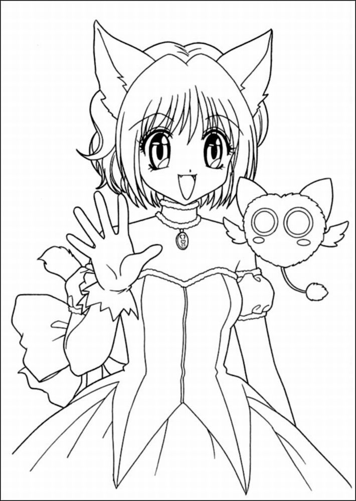 63 Dessins De Coloriage Fille Manga À Imprimer Sur destiné Coloriage De Fille À Imprimer